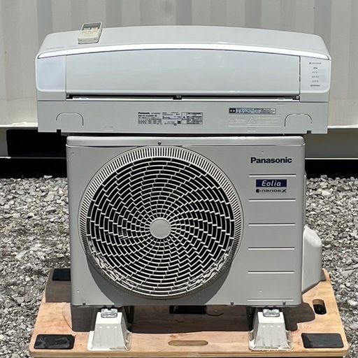 取付け可 ! !◇パナソニック エアコン 10畳用 2018年 自動お掃除 ナノイーX エオリア 100V CS-EX288C 洗浄済