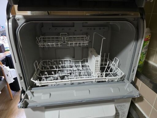 【美品・動作良好】Panasonic 食洗機 NP-TSP1（ホワイト）