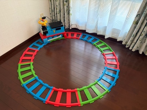 電動乗用きかんしゃトーマス スタンダードセット機関車 トーマス 電動 乗用 レール