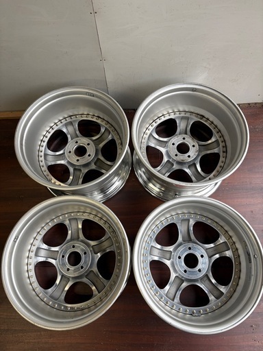 極上品❗️希少❗️WORKマイスターS1 鍛造3ピース弾リム深リム19インチアルミホイール☆ゴールドピアス.10J12J 希少❗️極上品❗️WORKマイスターS1鍛造3ピースゴールドピアス19 