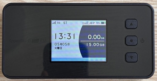 【美品】Speed Wi-Fi 5G X12 モバイルルーター