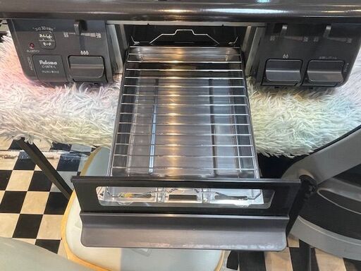 【リサイクルサービス八光】【2019年製】あんしんモード搭載 左強火 パロマ LPガスコンロ IC-S87K-1L