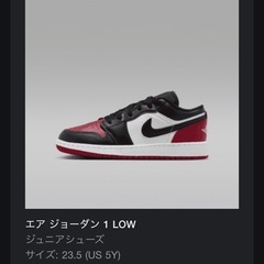 【中古】AIR JORDAN 1 LOWの画像