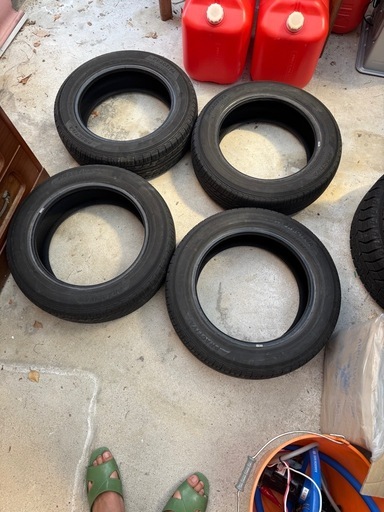 国産タイヤ　PRACTIVA イエローハット製　165/65R14 21年製　6〜7部山　4本