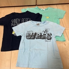 100センチ　半袖Tシャツ8枚半ズボン6枚の画像