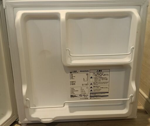 【ほぼ未使用】MAXZEN 1ドア冷蔵庫 46L 2022年製 JR046ML01WH
