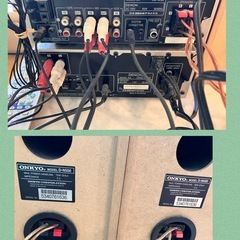 ミニコンポ、UD-M3E／DENON、  スピーカーシステム D-N500 ／ONKYO の画像
