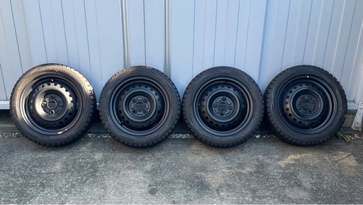 165/55R14スタッドレスタイヤ 鉄チンホイール4本セット