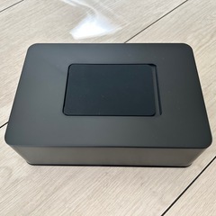 tower 山崎実業 ウェットシートケース ブラック 未使用 箱付きの画像