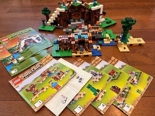 LEGOマインクラフトレゴ滝のふもと(21134) とマインクラフトクラフトボックス(21135) のセット LEGO Minecraft The Waterfall Base 21134 Build & Review - YouTube