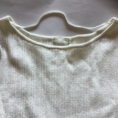 GU リブボートネックセーター　5分袖の画像