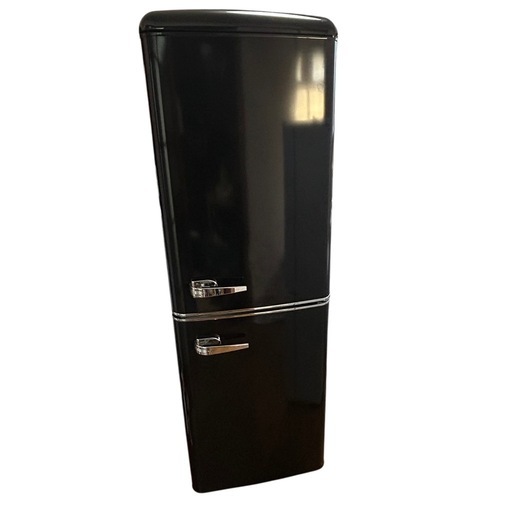 24年製レトロ冷蔵庫　アイリスオーヤマ130L　PRR-142D-B