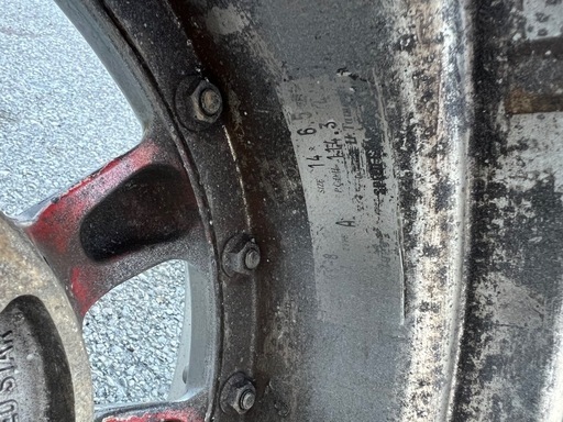 RSワタナベ ナンカンタイヤ エイトスポーク 205/60R14 2本セット6.5J 旧車