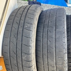 ダイハツ　L375Sタントカスタム純正アルミホイール4本セット！165-55-15　ナット付き！の画像