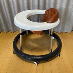 SISVER 歩行器 ベビーウォーカー ホワイト ブラウンの画像