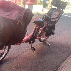 【実働】ブリヂストン アンジェリーノ 電動アシスト自転車 8.9Ah 3人乗り対応の画像