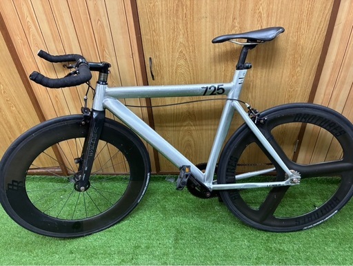 LEADER BIKES 725TR ピストバイク BROTURES SHRED88 カーボンホイール
