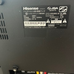 液晶テレビ　Hisense ハイセンス　32型　32BK1 YouTube可の画像