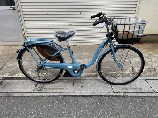 [M06]試乗?新車みたいな⭐️中古電動ママチャリ　 ヤマハPASウィズ パナソニックビビ　 ブリヂストンフロンティア