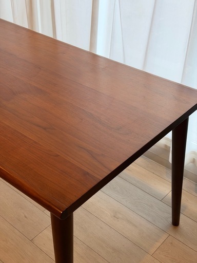 大塚家具ユノ3ダイニングテーブル（ウォールナット）＋チェア4脚セット