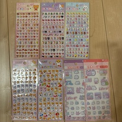 セリア　ぷくっとシール１５枚セット　の画像