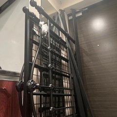 アイアンベッドフレーム　アンティーク風の画像