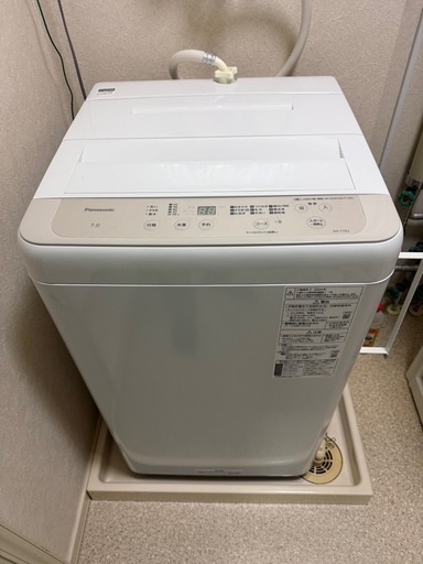 Panasonic 洗濯機　2024年製　7kg NA-F7B2