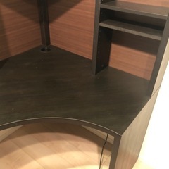 IKEA MICKE ミッケ コーナーデスク ブラックの画像