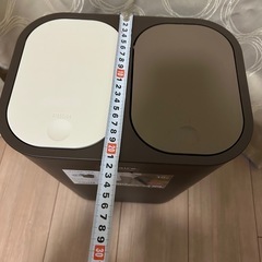 【のんさん】【引き取り0円】2分別ゴミ箱の画像
