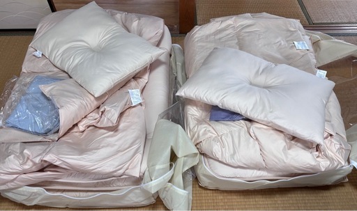 2セット 掛布団 敷き布団 枕 カバー 7点 超増量2.0kg! 抗菌 防臭の通販 