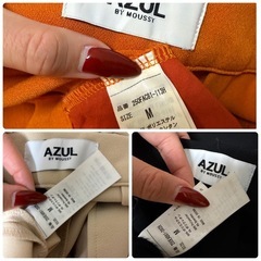 【3本セット】AZUL by moussyスラックスの画像