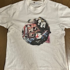 お化け屋敷　ホラー　ビンテージTシャツ　United  Athle Mサイズ　白の画像