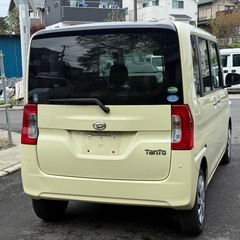 ダイハツ　タント　XターボSA 平成28年　走行距離2万キロ　車検2年間　プッシュスタート　ナビ　バックカメラの画像