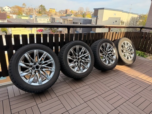LS500h 純正ホイール 19インチ 4本セット  スタッドレス 空気圧センサー(TPMS)付き