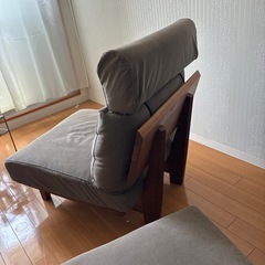 ナガノインテリア一人掛けソファセットの画像