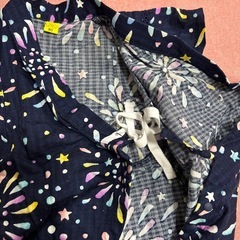 ベビー甚平　サイズ80 　little sunny 花火柄の画像