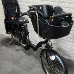 🌸美品🌸室内保管🌸パナソニック 電動自転車 ギュット 子供乗せ  🌈新基準🌈t8008の画像
