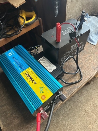 決まりました
レノジーリチウムイオンバッテリーインバーター充電器セット