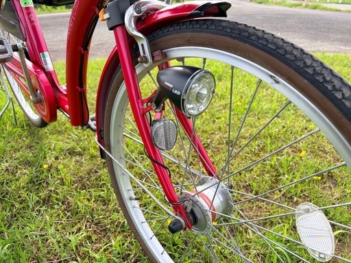 OGKチャイルドシート前後付き　自転車