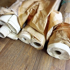 壁紙端材まとめて 白系壁紙 dIYにの画像
