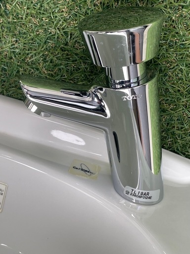 TOTO 手洗器 L30DM 洗面用水栓　オートストップ立水栓　TL19AR
