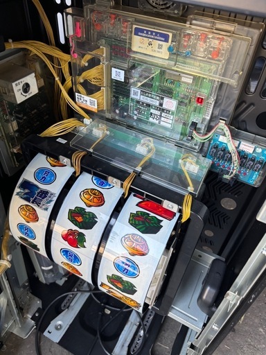パチスロ実機 大都技研 5号機 押忍！サラリーマン番長 コイン不要機
