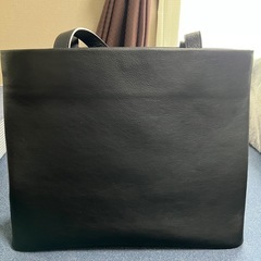 【新品未使用】新進工房　メンズ　ブラックトートバッグの画像