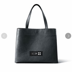【新品未使用】新進工房　メンズ　ブラックトートバッグの画像