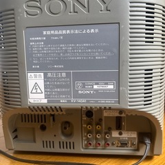 ブラウン管テレビ14インチ　ゲーム機もセットの画像