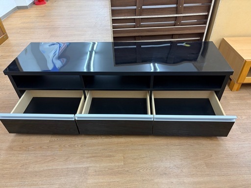 ☆ドリーム荒牧店☆ジモティー割引有☆ローボード 中古品 ☆ドリーム荒牧店☆ジモティー割引有☆TVボード/BLK (ドリーム荒牧店