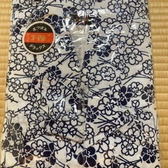 長期保管品 デラックスガーゼ 浴衣 花柄 綿100%の画像