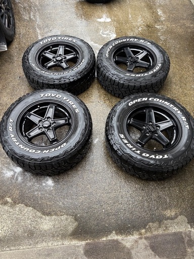 受け渡し予定者決定】wede KEELER TACTICSBLACK 16インチ235/70R16 