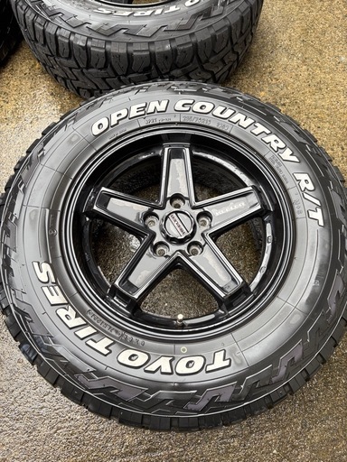 【受け渡し予定者決定】wede KEELER TACTICS　BLACK 16インチ　235/70R16 オープンカントリーRTタイヤ
