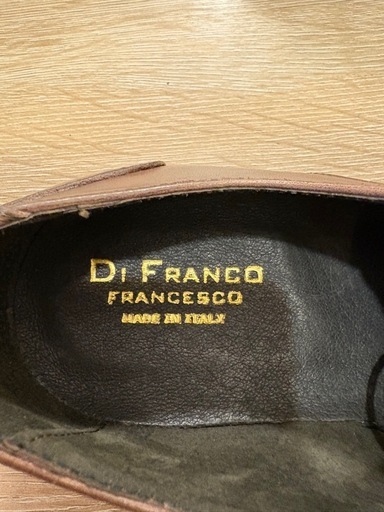 DI FRANKOビジネスシューズ 革靴 ブラウン Uチップ レースアップ 26.0cm イタリア製